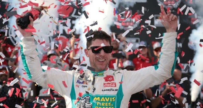 Denny Hamlin vence pela terceira vez no ano e iguala marca de Lee Petty