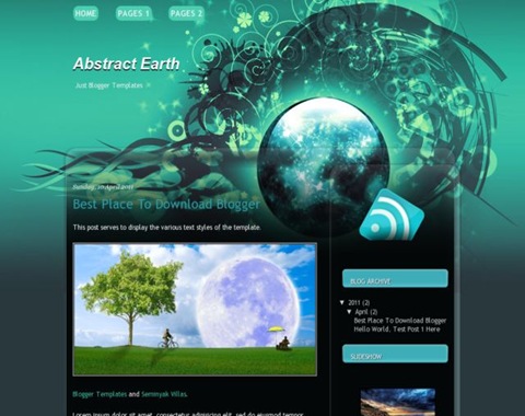 Abstract Earth