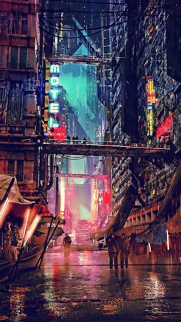 Cyberpunk Futuristic City