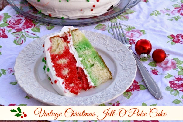 Mommy S Kitchen Vintage Christmas Jell O Poke Cake