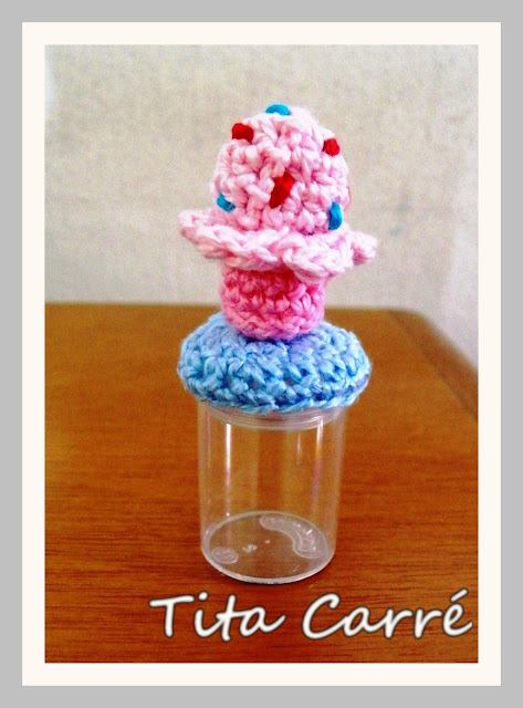 Micro Cupcake para um micro pote