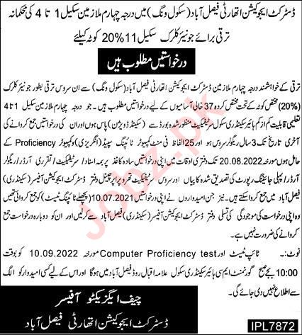 District Education Authority Latest Jobs