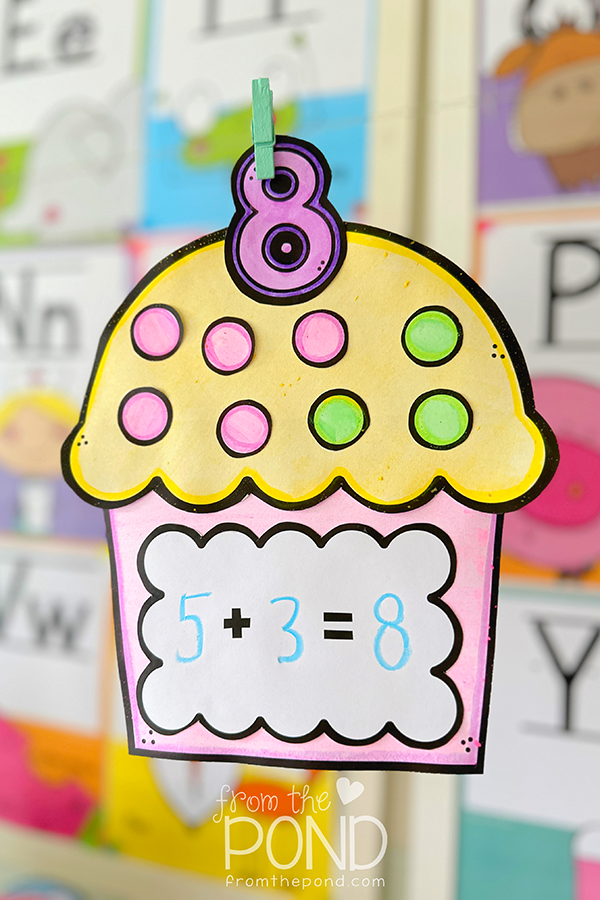 cupcake math craft