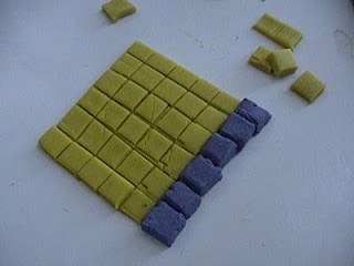 playdoh math, math fun. Fun preschool math acivities, math materials,  base ten playdoh, fractions