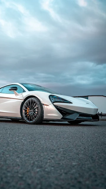 Mclaren 570 GT, Carro Esportivo, Branco