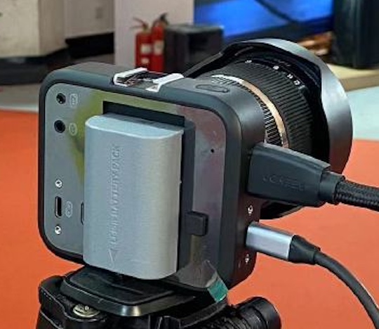 Камера Yongnuo YN433, вид сзади