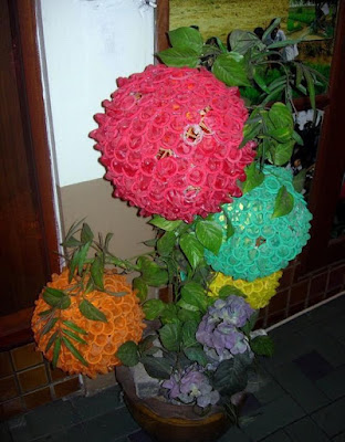 A Bouquet of Condom Flowers