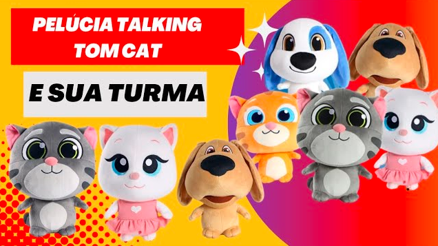 Compre Falando Tom Cat Brinquedo de pelúcia Kawaii Animais de