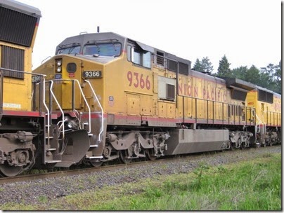 IMG_6296 Union Pacific C40-8W #9366 at Peninsula Jct on May 12, 2007