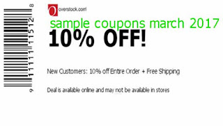 free Overstock coupons march 2017