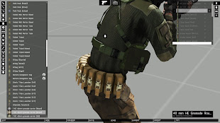 Arma3用TAC Vestアドオンの40 mm グレネード弾ポーチ