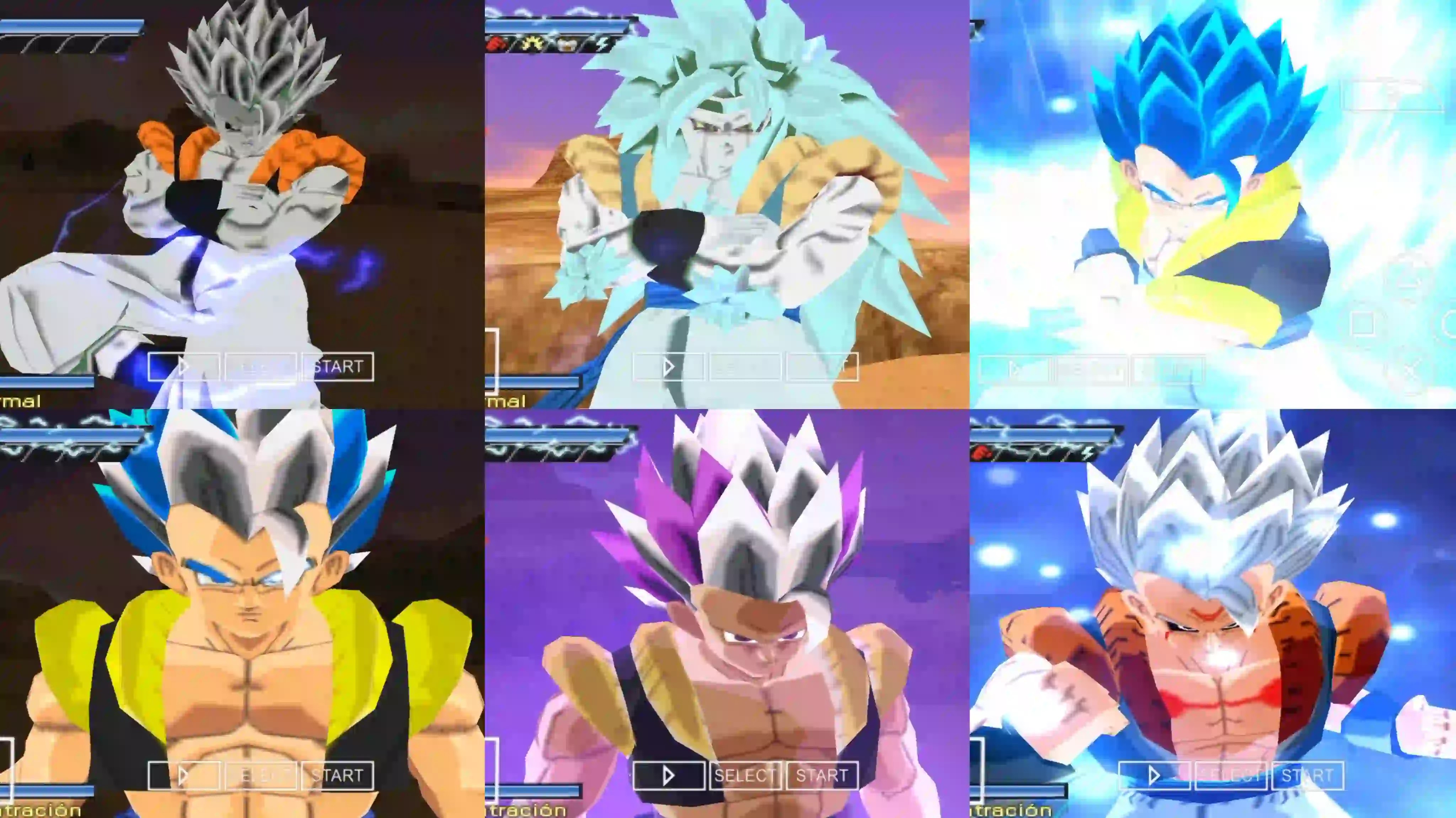 Gogeta all Forms Transformation Dragon Ball Super