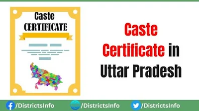 Caste Certificate in Uttar Pradesh