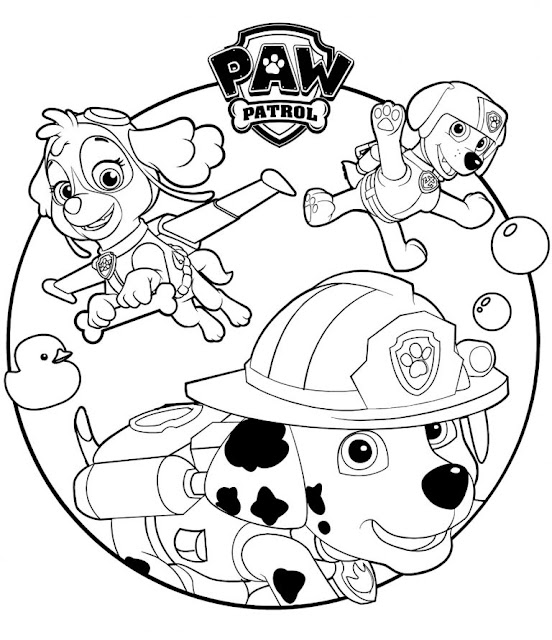 Paw Patrol Ausmalbilder