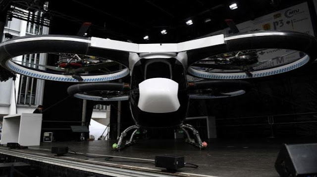 Airbus & Audi Electric Air Taxi 'CityAirbus' Prototype