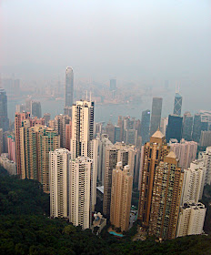 bunch of skyscrapers in hong kong