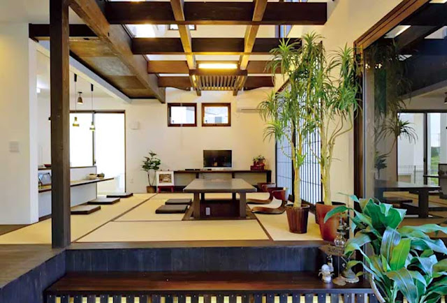 modern japan style living room