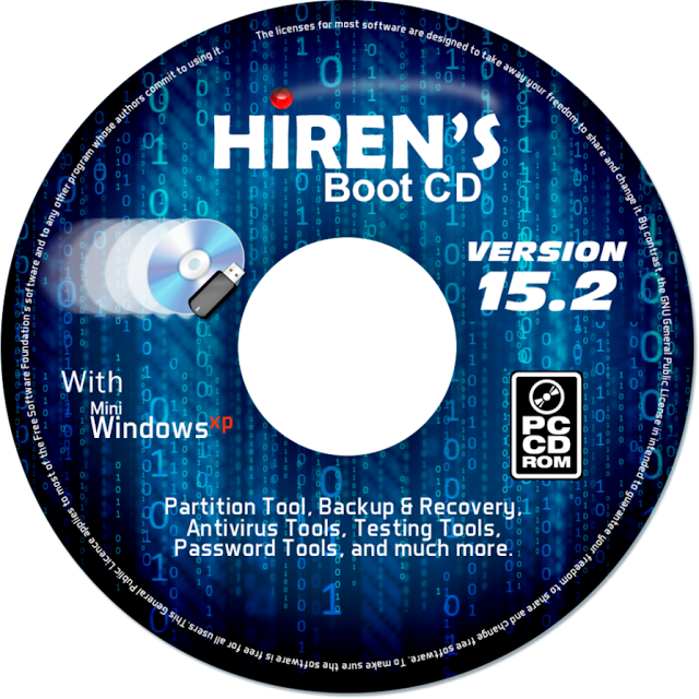  Hiren's BootCD v15.1 Restored Edition 2.0 Fixed 1.7GB