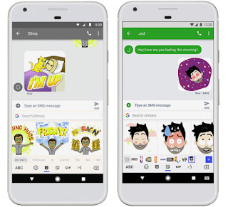 Google is adding stickers support to Android