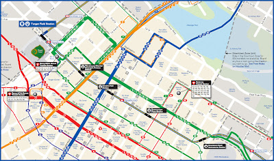 Map of downtown Minneapolis