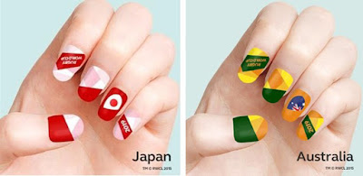 Canon Releases Nail Sticker Designs for All Twenty Teams Competing In Rugby World Cup 2019™