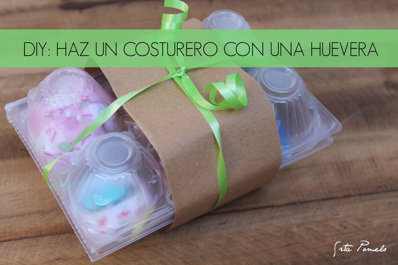 DIY Costurero huevera