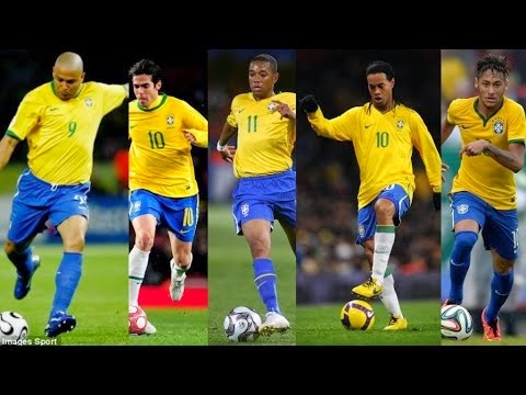 Ronaldo, Kaka, Robinho, Ronaldinho, Neymar