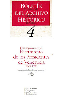 Institucional - Patrimonio de los Presidentes de Venezuela 1870 -1908