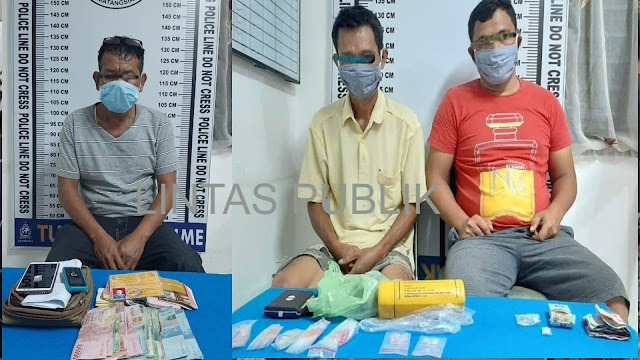 Ungkap Jaringan Narkoba di Tanjung Pinggir, Sat Narkoba Siantar Amankan 3 Pria