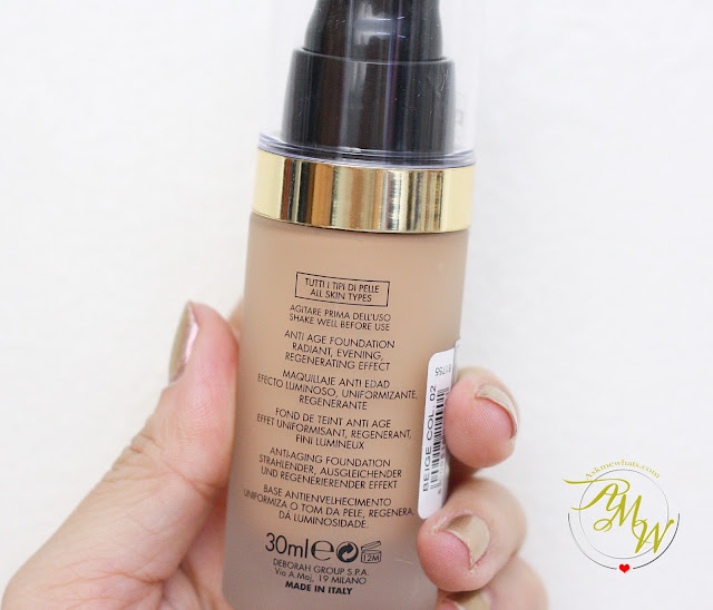 a photo of Deborah Milano DD Daily Dream Anti Age Foundation Review