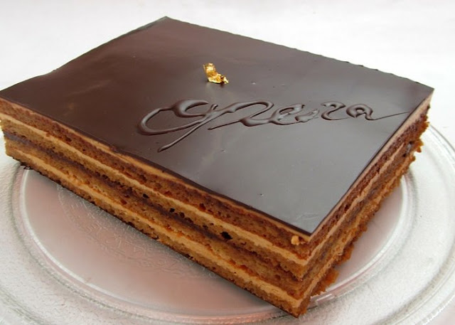 Torta Opera de chocolate y café