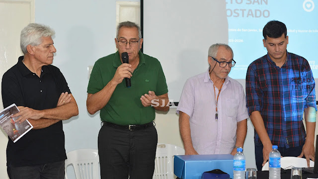 Licenciado Fernando Gauna y el Ingeniero Hidráulico Juan José Paniego