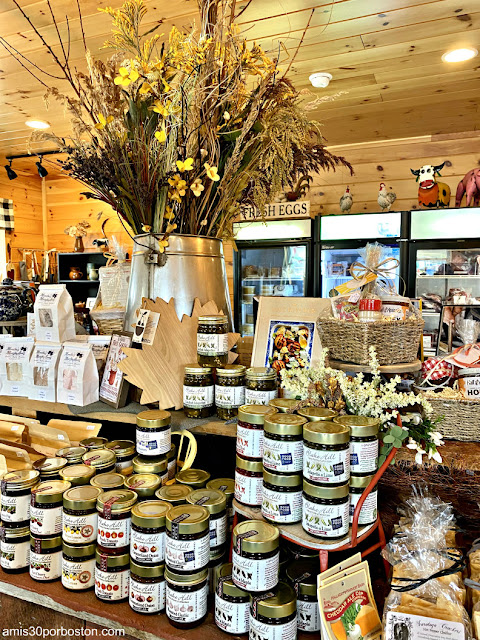 Mermeladas en la Tienda de Mac's Maple en New Hampshire