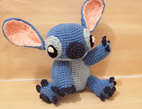 patron gratis stich amigurumi | free amigurumi pattern stich 