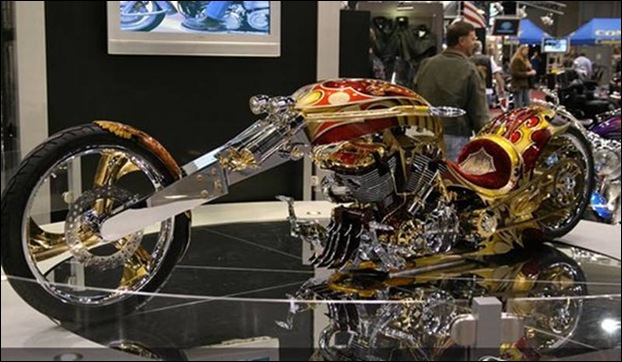 Gold-plated custom chopper