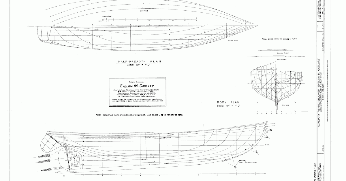 The Model Shipwright: How to Read a Ship Plan