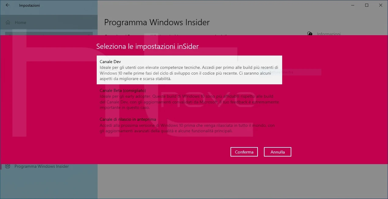 Tutto nuovo per il Programma Insider di Windows 10