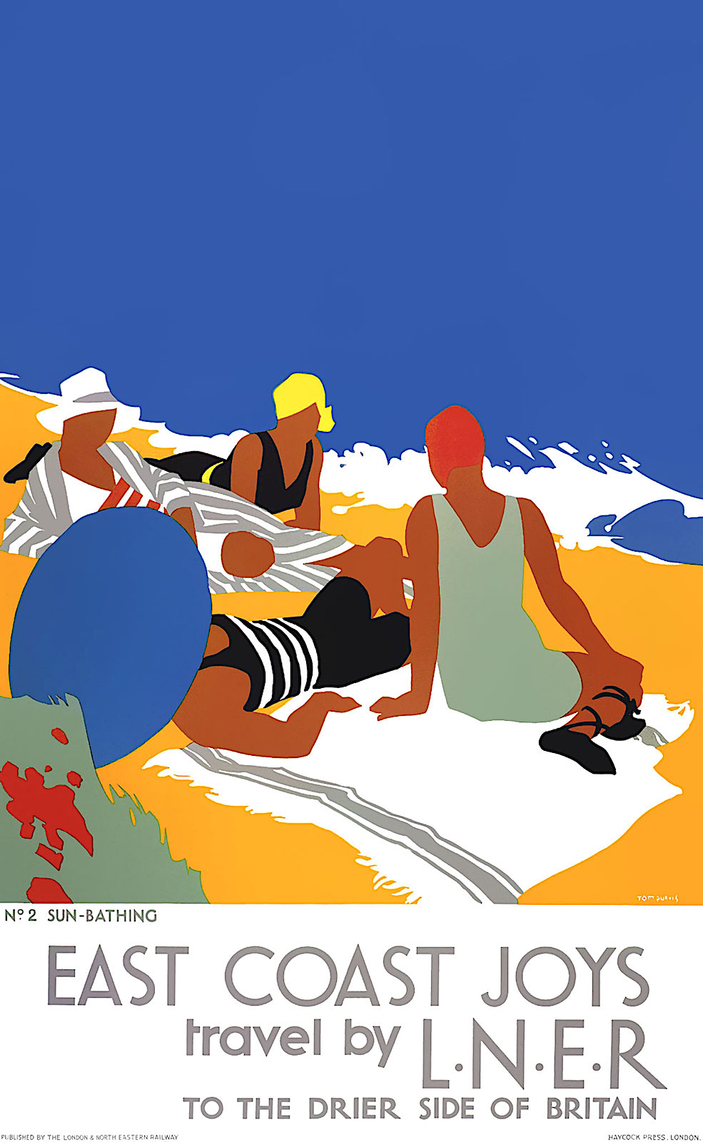 a Tom Purvis travel poster