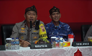 WAKAPOLDA JABAR SAMBUT PEMUDIK ARUS BALIK DAN SYUKURAN HARI BURUH NASIONAL DI REST ARES 62 B