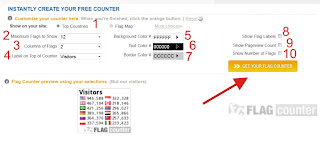 Panduan Cara menambahkan Widget Flag Counter di website