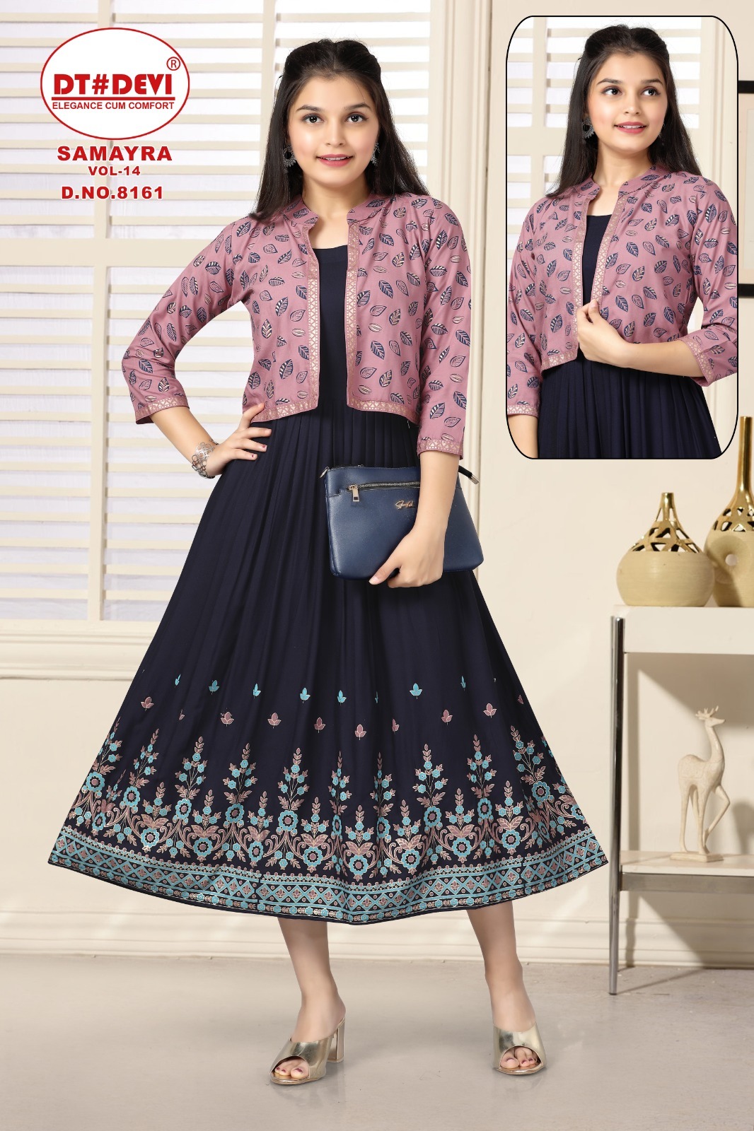 Straight 3/4th Sleeve Rumani Vol 1 New H Designer Kurti Jacket Set, Wash  Care: Handwash at Rs 299 in Ahmedabad