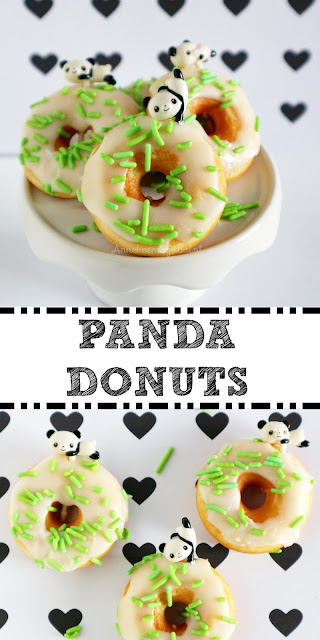 Panda donuts traktatie, recept donuts bakken in oven, donuts bakken, panda traktatie maken, maken donuts traktatie, traktatie panda, panda traktatie, traktatie uitdelen, luizenmoeder traktatie