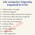 Job vacancies Urgently required in UAE