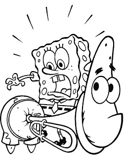 dibujo bob esponja