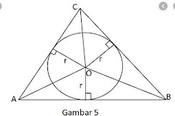  Rumus Jari-jari Lingkaran Dalam dan Lingkaran Luar Segitiga