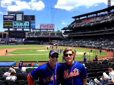 me and the boy at citi field mets