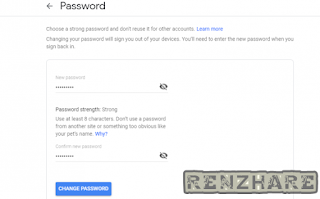 Cara Merubah Password Gmail