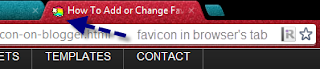 change blogger favicon