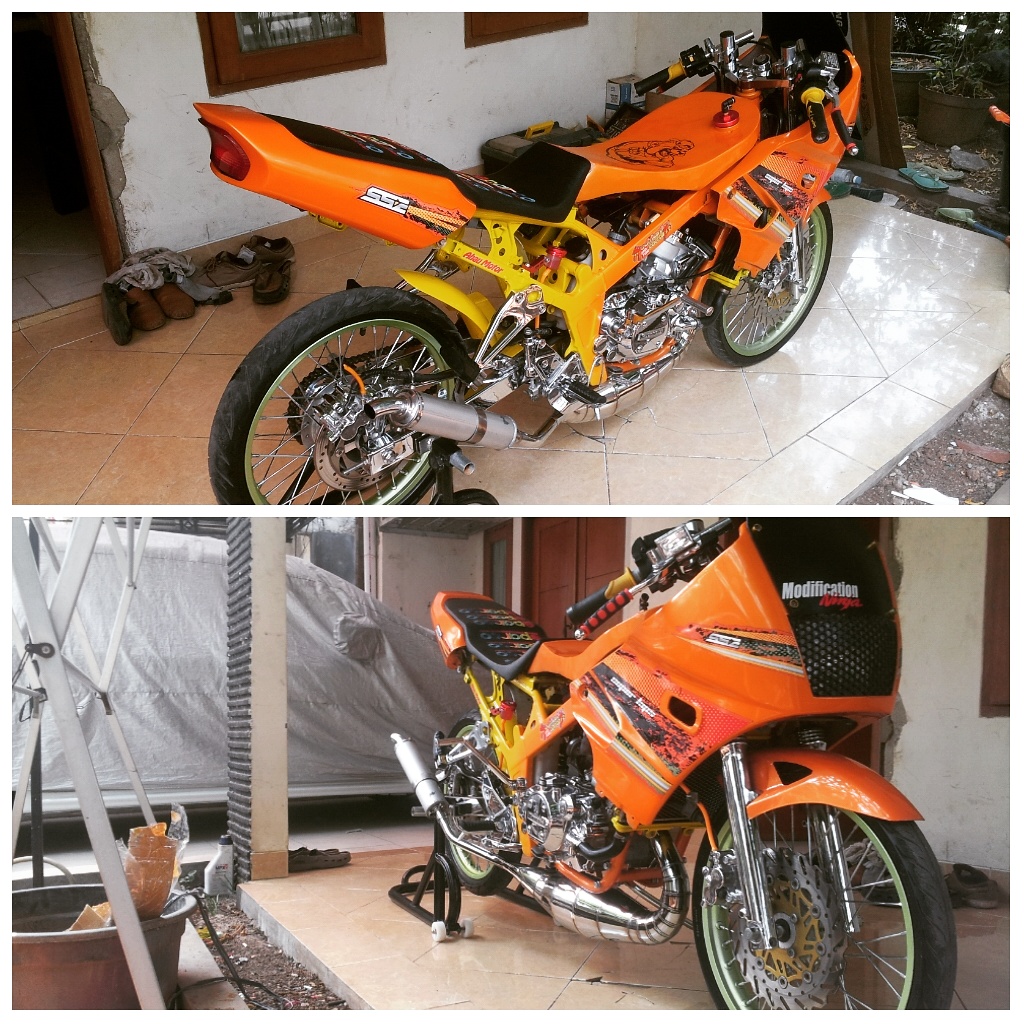 BANG KUPROY NINJA  150 R  MODIFIKASI SSR THAILOOK