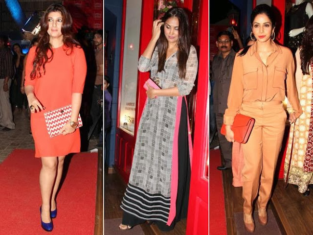 Twinkle Khanna, Lara Dutta Bhupati, Sridevi at Launch of Sussanne Roshan’s store